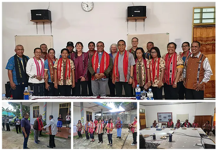 Foto Bersama Uskup Amboina  dan rombongan bersama YPMD