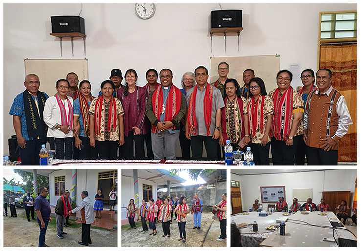 Foto Bersama Uskup Amboina dan rombongan bersama YPMD Foto Bersama Uskup Amboina dan rombongan bersama YPMD